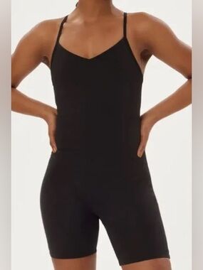 girlfriend collective black unitard